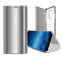 Haffner TF-0240 Galaxy S23 Clear view ezüst oldalra nyíló tok Haffner TF-0240 Galaxy S23 Clear view ezüst oldalra nyíló tok