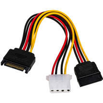 Akyga SATA / SATA / MOLEX átalakító Y kábel - AK-CA-32