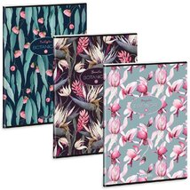 Ars Una Botanicals-mix 23 (5326) A4 extra kapcsos kockás füzet