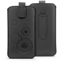 Haffner PT-6663 Deco iPhone 12/12 Pro/Galaxy Xcover 5/S21 5G fekete műbőr tok Haffner PT-6663 Deco iPhone 12/12 Pro/Galaxy Xcover 5/S21 5G fekete műbőr tok