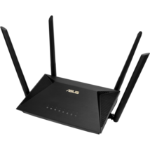 ASUS Wireless Router Dual Band AX1800 1xWAN(1000Mbps) + 3xLAN(1000Mbps) + 1xUSB, RT-AX53U