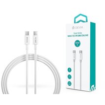 Devia ST379536 1,5m Type-C fehér adat- és töltőkábel