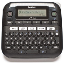 BROTHER Címkenyomtató PT-D210, asztali, QWERTY billentyűzet, TZ tapes 3,5-12 mm, grafikus kijelző