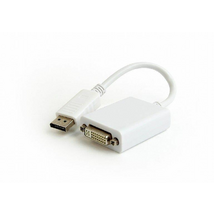 Gembird A-DPM-DVIF-03-W DisplayPort to Dual-Link DVI-I (24+5) Adapter Cable White Gembird A-DPM-DVIF-03-W DisplayPort to Dual-Link DVI-I (24+5) Adapter Cable White