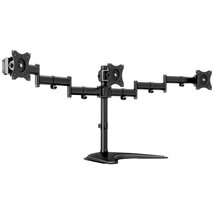 MULTIBRACKETS 3 karos asztali állvány (Deskstand Basic Triple), 15-27", Fekete