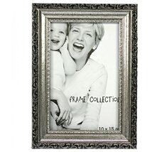 Antik 10x15cm ezüst képkeret