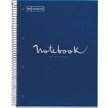 Miquelrius Emotions A4 PP 5x24 lapos navy kockás spirálfüzet Miquelrius Emotions A4 PP 5x24 lapos navy kockás spirálfüzet