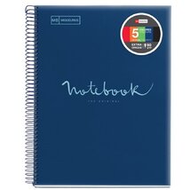 Miquelrius Emotions A5 PP 120 lapos s.kék vonalas spirálfüzet Miquelrius Emotions A5 PP 120 lapos s.kék vonalas spirálfüzet