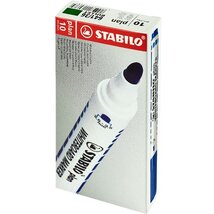 Stabilo Plan 10db/csomag zöld gömb hegyű táblafilc