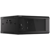 Lanberg 19" 4U Falra szerelhető Rackszekrény Black