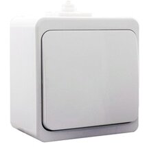 Anco 321349 Junior falon kívüli IP44 fehér 1 pólusú kapcsoló Anco 321349 Junior falon kívüli IP44 fehér 1 pólusú kapcsoló