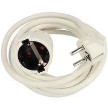 Anco 321373 H05VV-F 3X1,5mm2 fehér 3 m lengő hosszabbító