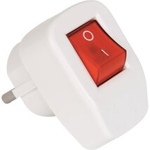 Anco 321728 16? 250V fehér lengő dugvilla kapcsolóval Anco 321728 16? 250V fehér lengő dugvilla kapcsolóval