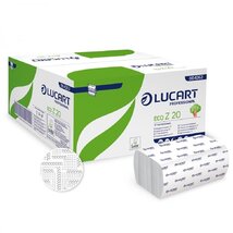 Lucart Eco 2 rétegű 15csomag Z20 hajtogatott kéztörlő Lucart Eco 2 rétegű 15csomag Z20 hajtogatott kéztörlő
