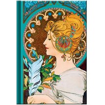 Kalendart Mucha S165 Charmois vonalas keményfedeles notesz Kalendart Mucha S165 Charmois vonalas keményfedeles notesz