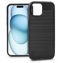 Haffner PT-6857 Apple iPhone 15 Carbon fekete szilikon hátlap Haffner PT-6857 Apple iPhone 15 Carbon fekete szilikon hátlap
