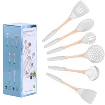 Iris KT-006-W fehér 8db-os konyhai eszköz készlet