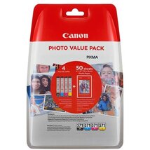 CANON Tintapatron CLI-571XLKIT multipack, Pixma MG 5700, 6800, 7700 nyomtatókhoz, b+c+m+y, + PP201 (50lap 10x15) papír CANON Tintapatron CLI-571XLKIT multipack, Pixma MG 5700, 6800, 7700 nyomtatókhoz, b+c+m+y, + PP201 (50lap 10x15) papír