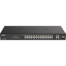 D-LINK Switch 24x1000Mbps (24xPOE) + 2xGigabit kombó SFP Fémházas Menedzselhető Rackes, DGS-1100-26MPV2/E D-LINK Switch 24x1000Mbps (24xPOE) + 2xGigabit kombó SFP Fémházas Menedzselhető Rackes, DGS-1100-26MPV2/E