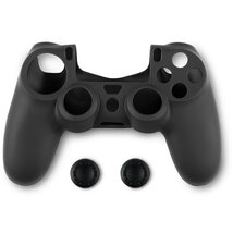 Spartan Gear PS4 kontroller szilikon skin fekete + thumb grips