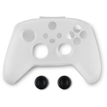 Spartan Gear XBOX Series X/S kontroller szilikon skin fehér + thumb grips