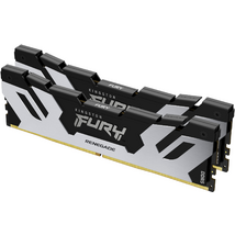KINGSTON FURY Memória DDR5 64GB 6400MHz CL32 DIMM (Kit of 2) Renegade Silver XMP KINGSTON FURY Memória DDR5 64GB 6400MHz CL32 DIMM (Kit of 2) Renegade Silver XMP