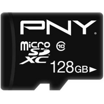 PNY 128GB microSDXC Performance Plus Class 10 + adapterrel