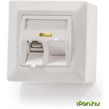 Modulo50 falon kívüli aljzat 2 portos üres Modulo50 falon kívüli aljzat 2 portos üres