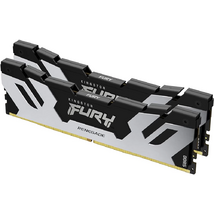KINGSTON FURY Memória DDR5 96GB 6400MHz CL32 DIMM (Kit of 2) Renegade Silver XMP KINGSTON FURY Memória DDR5 96GB 6400MHz CL32 DIMM (Kit of 2) Renegade Silver XMP