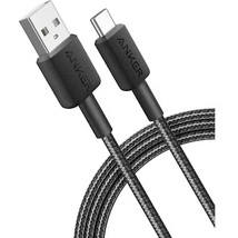 ANKER Töltőkábel, 322, USB-C - USB-C, 1,8 méteres, fekete - A81F6G11