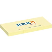 Stick'N 38x51mm 3x100 lap pasztell sárga öntapadó jegyzettömb Stick'N 38x51mm 3x100 lap pasztell sárga öntapadó jegyzettömb