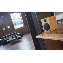 WaveMaster Hangszóró 2.0 - CUBE MINI NEO Bamboo (36W RMS, Bluetooth, 3,5mm jack, RCA, Toslink, Távírányító, Bambusz)