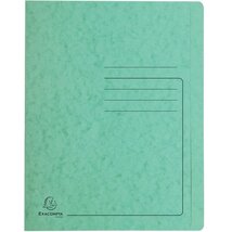 Exacompta A4 zöld prespán gyorsfűző