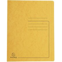 Exacompta A4 sárga prespán gyorsfűző