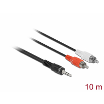 DELOCK Cable Audio DC jack 3.5 mm male > 2 x Cinch male 10m (84277) DELOCK Cable Audio DC jack 3.5 mm male > 2 x Cinch male 10m (84277)