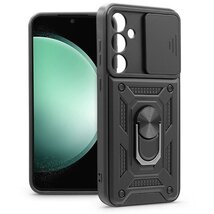 Haffner HF259678 Samsung Galaxy S23 FE Slide Armor fekete ütésálló hátlap gyűrűvel és kameravédővel Haffner HF259678 Samsung Galaxy S23 FE Slide Armor fekete ütésálló hátlap gyűrűvel és kameravédővel