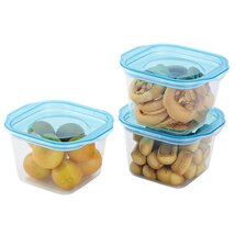 TOO KT-076 3db-os 280ml-es téglalap alakú ételtároló doboz szett