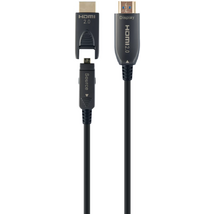 Gembird CCBP-HDMID-AOC-50M AOC High speed HDMI D-A cable with Ethernet AOC Premium Series 50m Black