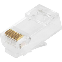 Gembird RJ45/PLUG3UP6/50 Modular plug 8P8C 6u Gold plated 50 pcs per bag