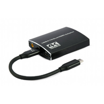 Gembird A-CM-HDMIF2-01 USB-C to dual HDMI adapter 4K 60Hz Black Gembird A-CM-HDMIF2-01 USB-C to dual HDMI adapter 4K 60Hz Black
