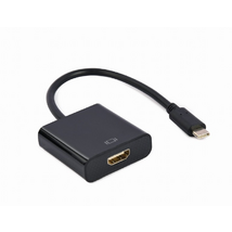 Gembird A-CM-HDMIF-04 USB Type-C to HDMI 4K60Hz adapter cable Black Gembird A-CM-HDMIF-04 USB Type-C to HDMI 4K60Hz adapter cable Black