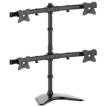 Multibrackets asztali rögzítő Deskstand Basic Quad dönthető, forgatható konzol, 15" - 27", fekete Multibrackets asztali rögzítő Deskstand Basic Quad dönthető, forgatható konzol, 15" - 27", fekete