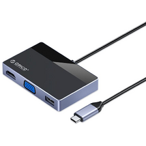 Orico DM-7TS-BK-BP 7in1 USB3.0 Type-C Multifunctional Docking Station Gray Orico DM-7TS-BK-BP 7in1 USB3.0 Type-C Multifunctional Docking Station Gray