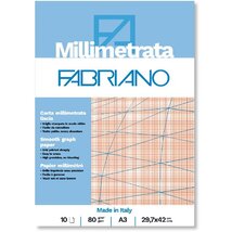 Fabriano A3 80g 10lapos milliméterpapír tömb