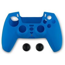 Spartan Gear PS5 kontroller szilikon skin kék + thumb grips Spartan Gear PS5 kontroller szilikon skin kék + thumb grips