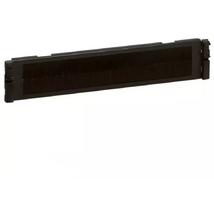 Legrand vízszintes fésűs rendező panel - 2U, 19", átmenő kivágással, gyorspánttal rögzítés, acél, LCS2