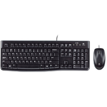 Logitech MK120 USB billentyűzet + egér Black US Logitech MK120 USB billentyűzet + egér Black US