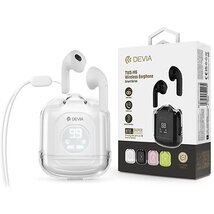 Devia ST399299 TWS-M6 True Wireless Bluetooth fehér fülhallgató Devia ST399299 TWS-M6 True Wireless Bluetooth fehér fülhallgató