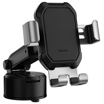 Baseus Tank Tarnish SUYL-TK01 Fekete gravitációs autós telefontartó tapadókoronggal