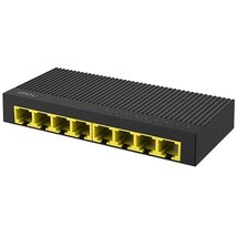 IMOU SG108C 8 portos gigabites fekete asztali switch